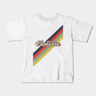 retro vintage color Fantasia Kids T-Shirt